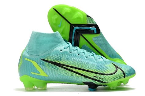 turquoise nike football boots.